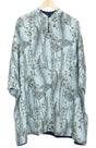 Digital Print Muslin Kaftan – Blue - Retail Maharaj