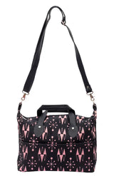 Printed Leather Canvas Hand Bag - Retail Maharaj