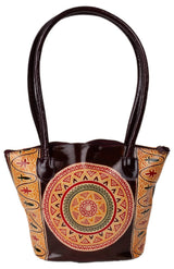 Shantiniketan Leather Ladies Handbag - Retail Maharaj