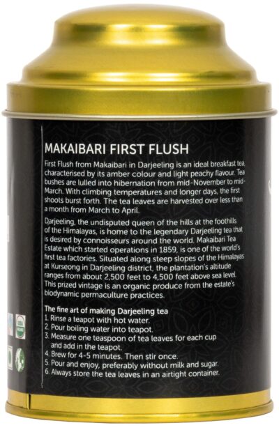 100g 1st Flush Darjeeling Tea from Makaibari Tea Garden - Retail Maharaj