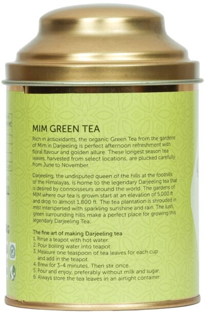 100g Organic Darjeeling Green Tea from MIM Tea Garden - Retail Maharaj