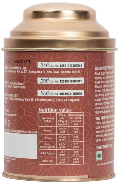 400g First Flush from Makaibari & Goodricke Tea Garden – (100g per caddy) - Retail Maharaj