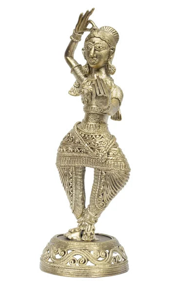 Dokra Home Decor – Handpulled Rickshaw - Retail Maharaj