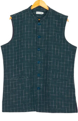 Space Dyed Linen Handloom Jacket – Indigo - Retail Maharaj