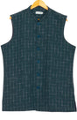 Space Dyed Linen Handloom Jacket – Indigo - Retail Maharaj