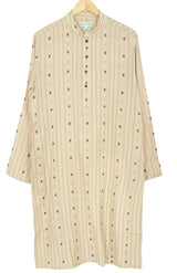 Cotton Viscose Kurta – Beige - Retail Maharaj