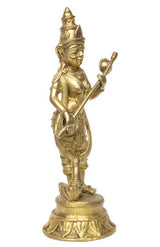 Dokra Table Top Saraswati – Ajanta - Retail Maharaj
