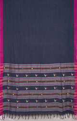 Dokhna Cotton Saree – Blue - Retail Maharaj