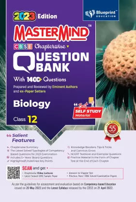 Master Mind Biology CBSE Class 12 Question Bank. 2100+ Questions based on Latest Pattern for 2023 Examination. - Retail Maharaj