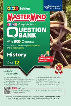 Master Mind History CBSE Class 12 Question Bank. 2100+ Questions based on Latest Pattern for 2023 Examination. - Retail Maharaj