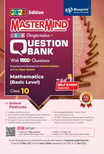 Master Mind Mathematics (Basic) CBSE Class 10 Question Bank. 1300+ Questions based on Latest Pattern for 2023 Examination. - Retail Maharaj