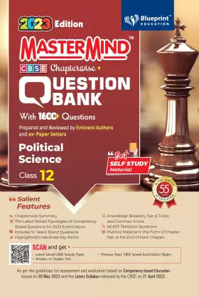 Master Mind Political Science CBSE Class 12 Question Bank. 2100+ Questions based on Latest Pattern for 2023 Examination. - Retail Maharaj