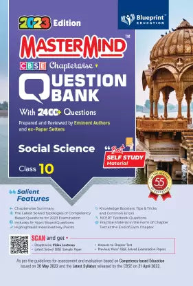 Master Mind Social Science CBSE Class 10 Question Bank. 2100+ Questions based on Latest Pattern for 2023 Examination. - Retail Maharaj