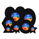 Boss of Art Black Canvas Board Premium Cotton Assorted Shapes and Sizes - Retail Maharaj