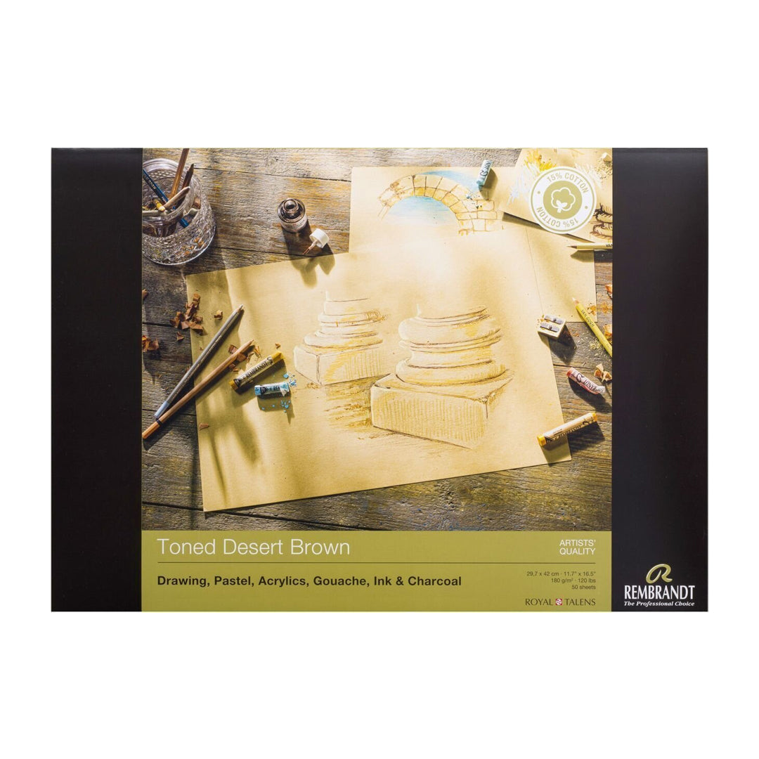 Rembrandt Toned Colour Paper Pad 180 GSM - Retail Maharaj