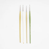 Retail Maharaj Dinky Liner Brush Set of 4 Kolinsky Synthetic - Retail Maharaj