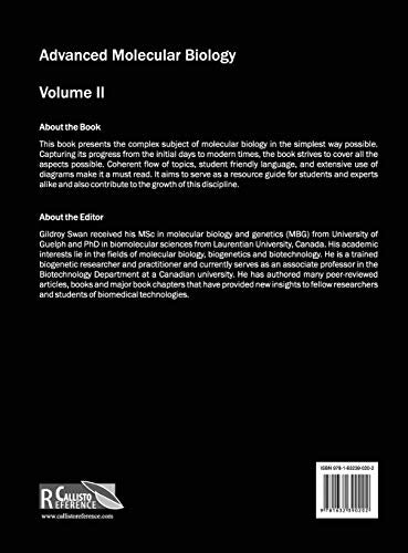 Advanced Molecular Biology: Volume II: 2 - Retail Maharaj