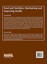 Food and Nutrition: Maintaining and Improving Health - Retail Maharaj