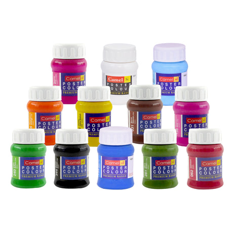 Camel Premium Poster Colours 100ml – Open Stock - Retail Maharaj