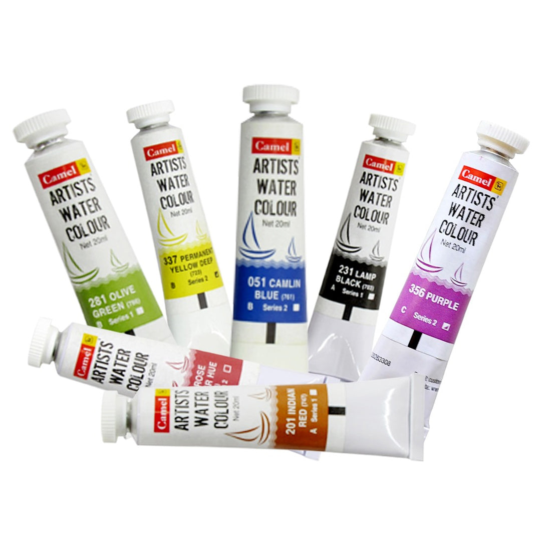 Camel Artists Water Colour 20ml Tubes Open Stock - Retail Maharaj