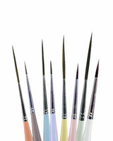 Retail Maharaj Kolinsky Synthetic Liner Brush Combo Set 8 - Retail Maharaj