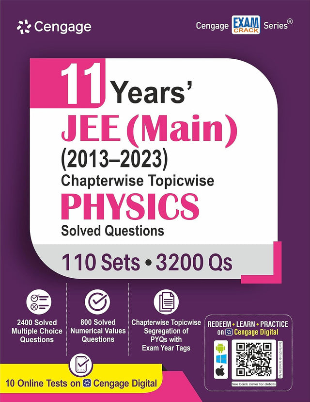 Jee (Main) Physics 11 Years' (2013-2023) Chapterwise Topicwise Solved Questions First Edition - Retail Maharaj