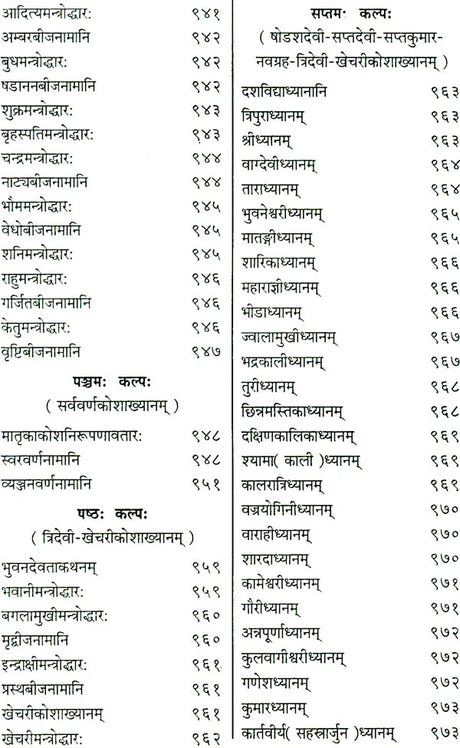 Shri Devi Rahasyam from the Rudrayamal Tantra (Set of 2 Volumes) - Retail Maharaj