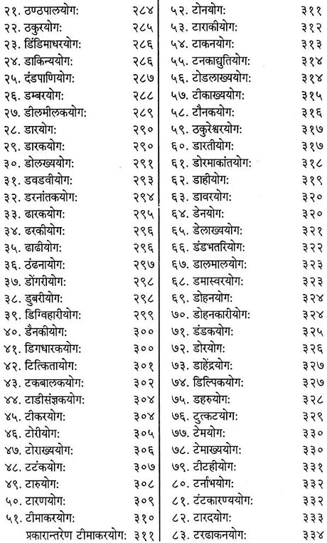 योगावली (संस्कृत एवं हिन्दी अनुवाद): Yogavali - Based on Bhrigu Samhita - Retail Maharaj