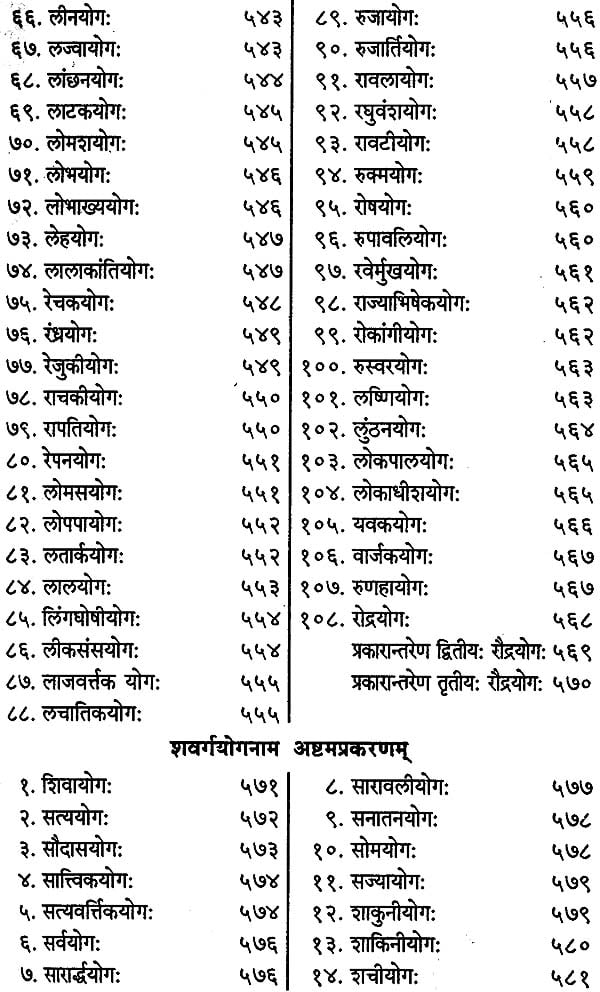 योगावली (संस्कृत एवं हिन्दी अनुवाद): Yogavali - Based on Bhrigu Samhita - Retail Maharaj