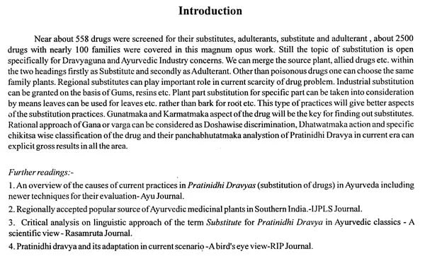 Plants for Substitution and Adulteration (Pratinidhi and Vyamishrita Dravya) - Retail Maharaj