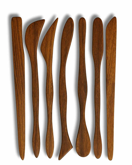 Professional Wooden Clay Sculpting Tool Set for Carving Shaping and Detailing - Retail Maharaj