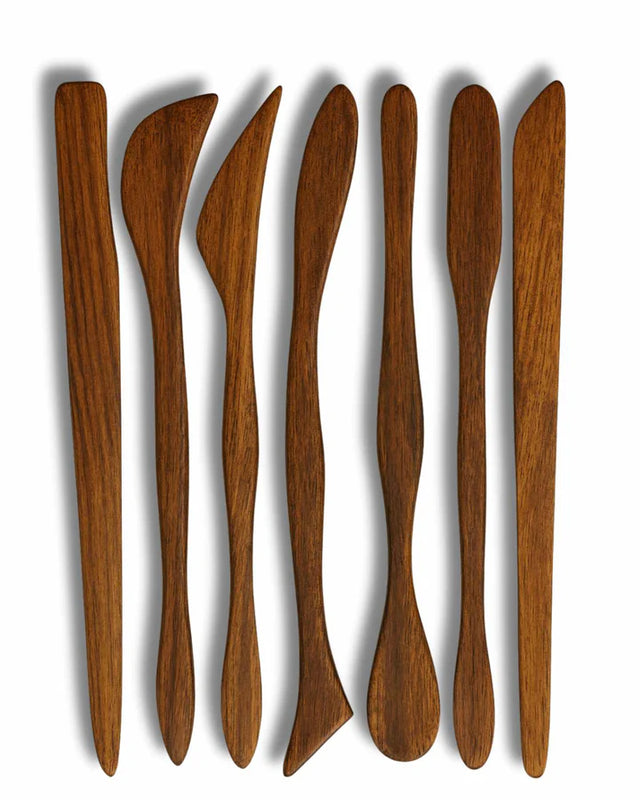 Professional Wooden Clay Sculpting Tool Set for Carving Shaping and Detailing - Retail Maharaj