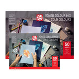 Royal Talens Toned Colour Mix Warm & Cold Paper Pad 180gsm – 50 Sheets - Retail Maharaj