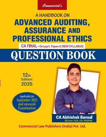 A Handbook On Advanced Auditing , Assurance And Professional Ethics (CA Final, Group-1, Paper-3) New Syllabus (Main Book) - Retail Maharaj