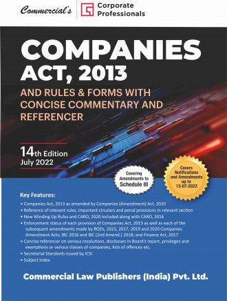 Companies Act, 2013 (Pocket Edition) PB - Retail Maharaj