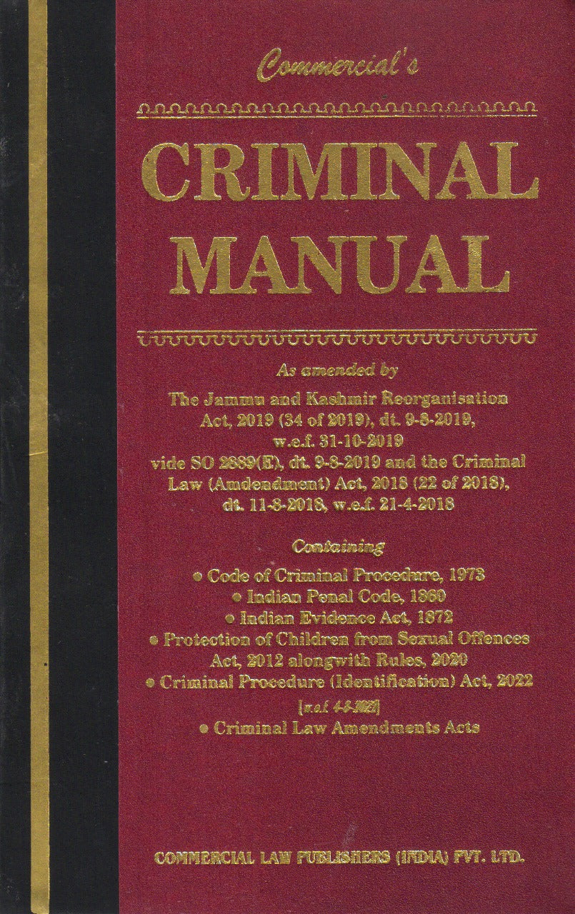 Criminal Manual (PKT Size) - Retail Maharaj