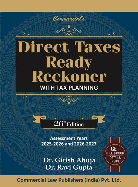 Direct Taxes Ready Reckoner with Tax Planning - Retail Maharaj