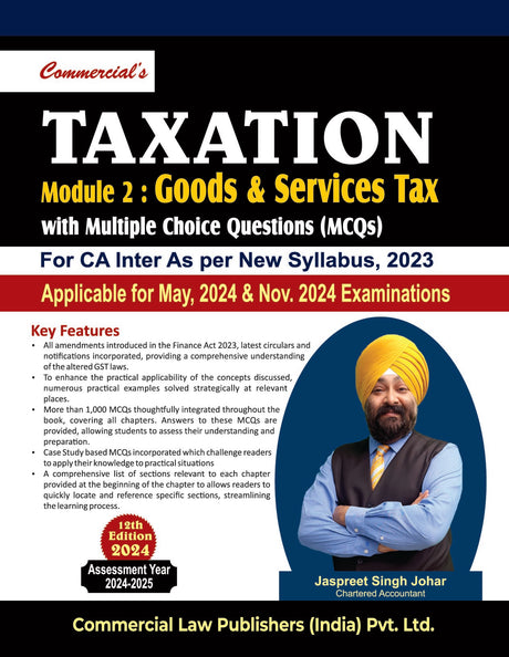 Taxation Model 2 : Goods & Services Tax (GST) with (MCQs - Retail Maharaj