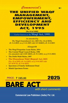 UNIFIED WAQF MANAGEMENT, EMPOWERMENT, EFFICIENCY AND DEVELOPMENT ACT, 1995 (Earlier known as the Waqf Act, 1995) - Retail Maharaj