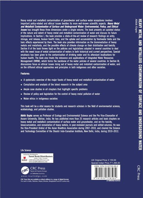 Heavy Metal and Metalloid Contamination of Surface and Underground Water - Retail Maharaj