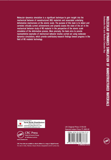 Molecular Dynamics Simulation of Nanostructured Materials - Retail Maharaj
