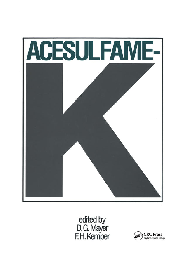 Acesulfame-k: 47 (Food Science and Technology) - Retail Maharaj