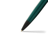 Cross Calais Green Lacquer Ballpoint Writing Pen with Chrome Trim