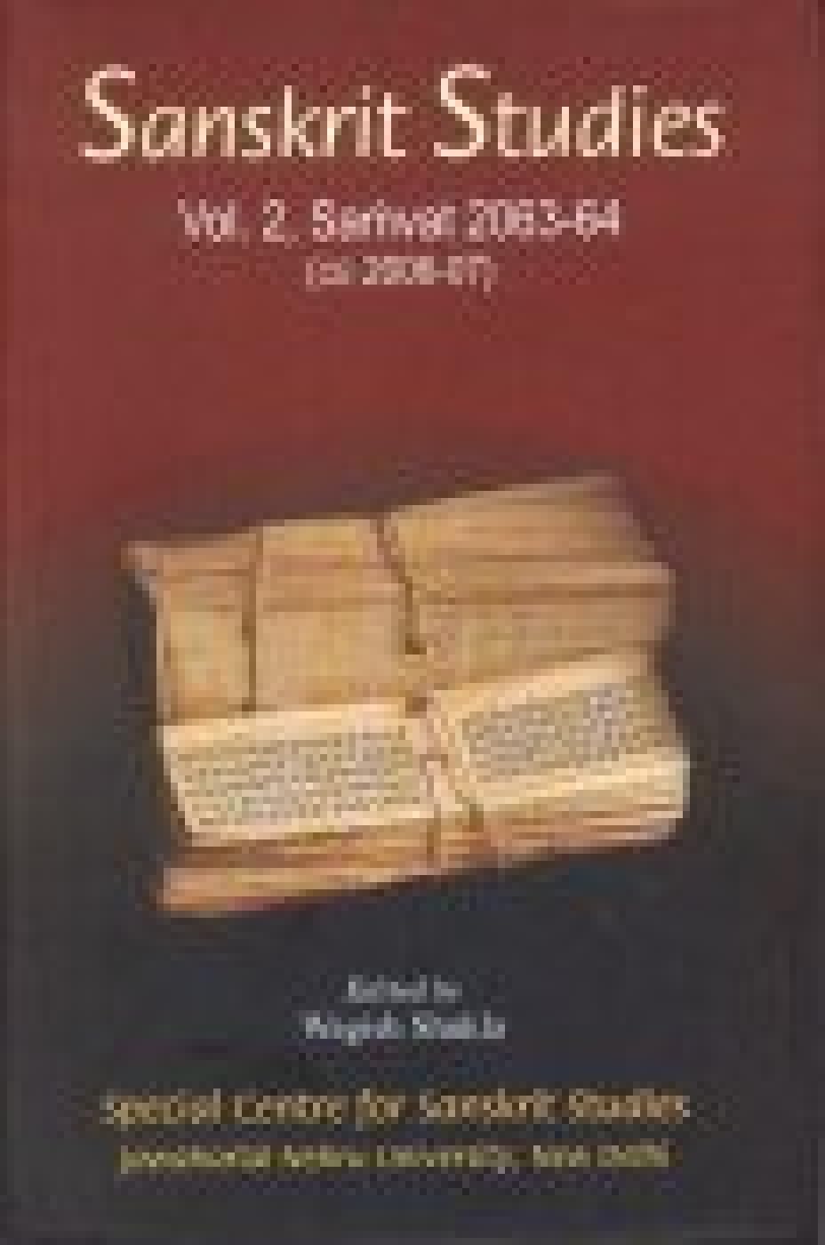 Sanskrit Studies: Samvat 2063-64 v. 2 - Retail Maharaj