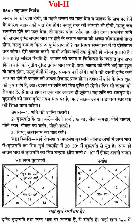 ग्रह फल निर्णय: Graha Phal Nirnaya (Set of 2 Volumes) - Retail Maharaj