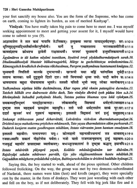 श्रीगणेशमहापुराणम्: Shri Ganesha Mahapuranam (Set of 3 Volumes) - Retail Maharaj