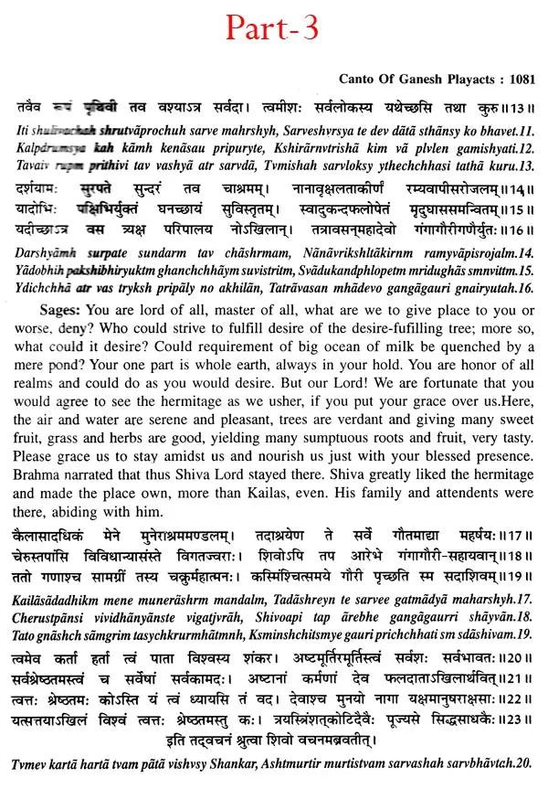 श्रीगणेशमहापुराणम्: Shri Ganesha Mahapuranam (Set of 3 Volumes) - Retail Maharaj