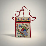 Handmade Madhubani Mobile Pouch – Jute Mithila Art Phone Bag | Eco-friendly Folk Art Accessory - Retail Maharaj