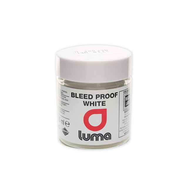 Daler-Rowney Luma Bleedproof Ink White 29.5ml - Retail Maharaj