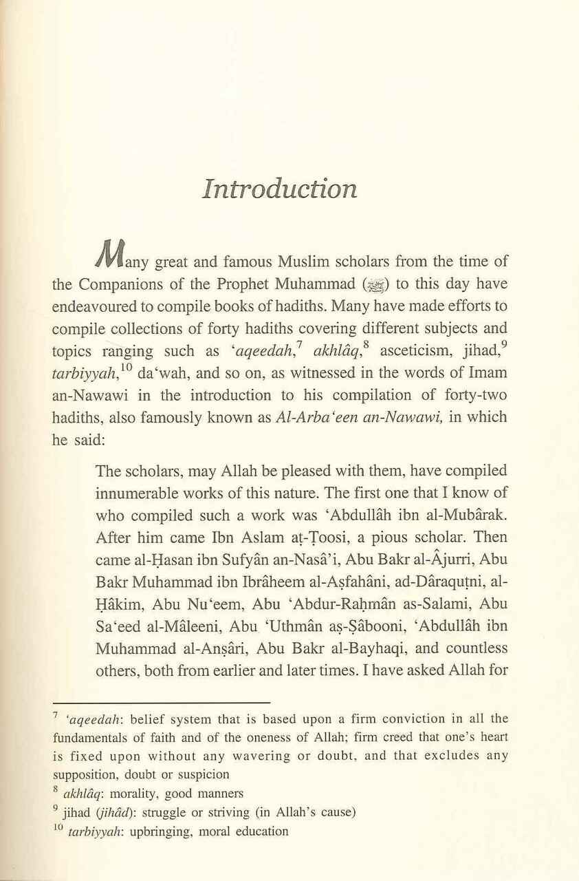 Forty Hadiths on Good Moral Values - Retail Maharaj